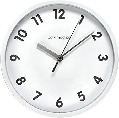 Photo 1 of 9.5 INCH WHITE ROUND WALL CLOCK NEW