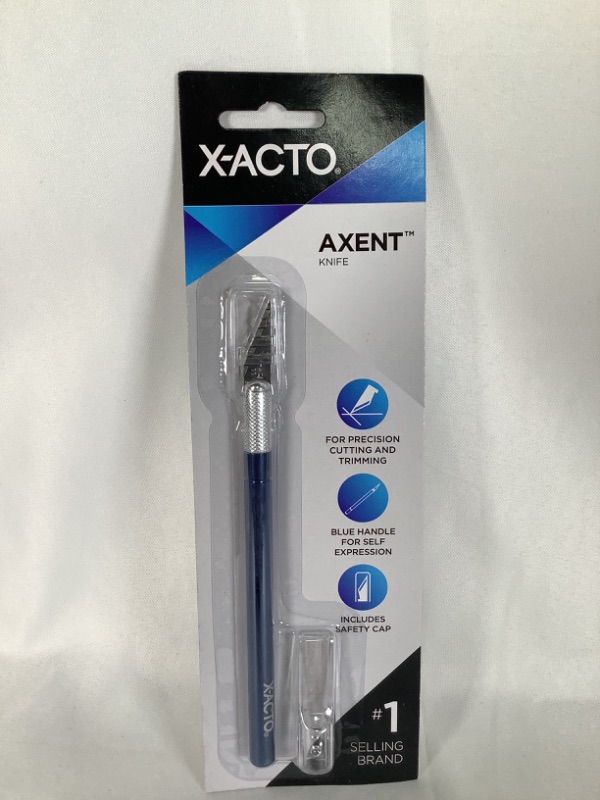 Photo 1 of XACTO KNIFE FOR PRECISION CUTTING AND TRIMMIUNG BLUE HANDLE INCLUDES SAFETY CAP NEW