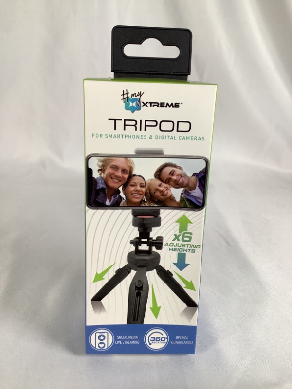 Photo 1 of TRIPOD FOR SMARTPHONES AND DIGITAL CAMERAS X6 AJUSTING HEIGHTS  360 DEGREE ROTATION NEW