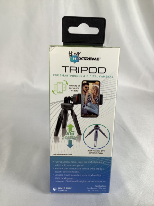 Photo 2 of TRIPOD FOR SMARTPHONES AND DIGITAL CAMERAS X6 AJUSTING HEIGHTS  360 DEGREE ROTATION NEW