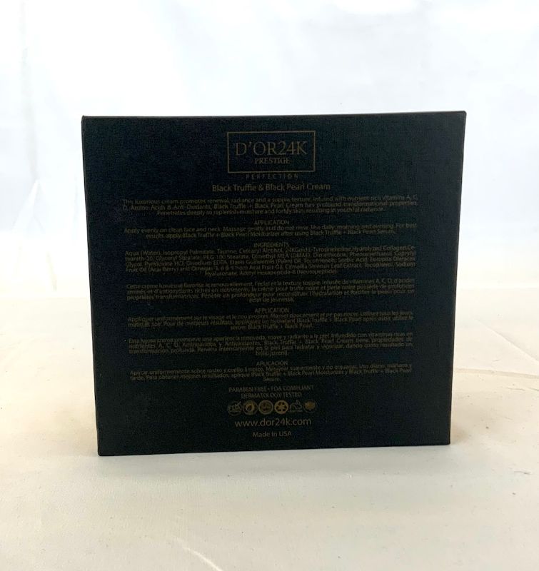 Photo 1 of BLACK TRUFFLE AND BLACK PEARL CREAM PENETRATES DEEPLY TO REPLENISH MOISTURE AND STRENGTHEN SKIN INFUSED WITH NUTRIENTS RICH WITH VITAMINS A C D AMINO ACIDS AND ANTIOXIDANTS 