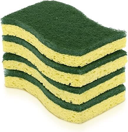 Photo 1 of  HEAVY DUTY SCRUB SPONGES 4 PACK  CLEANS AND SCRUBS NEW