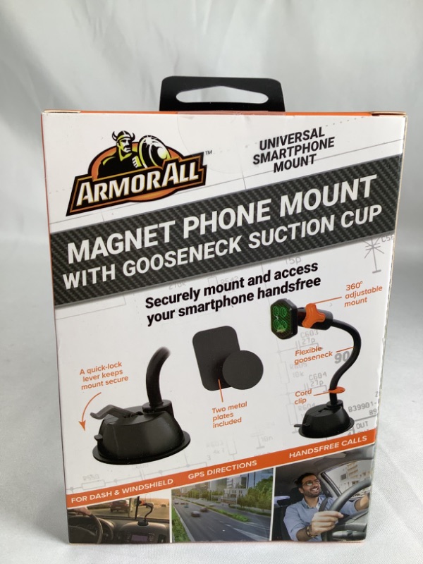 Photo 2 of  MAGNET PHONE MOUNT WITH GOOSENECK SUCTION CUP SUCTIONS TO DASH OR WINDSHIELD IN CARS TRUCKS AND RVS NEW