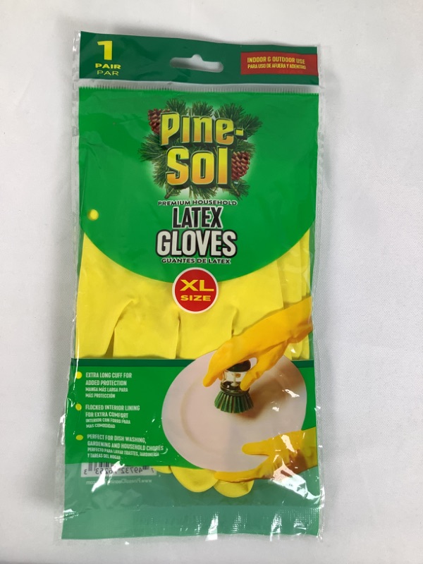 Photo 1 of  PREMIUM HOUSEHOLD LATEX GLOVES SIZE XL EXTRA LONG CUFF FOR ADDED PROTECTION PERFECT FOR DISHWASHING GARDENING AND HOUSEHOLD CLEANING NEW