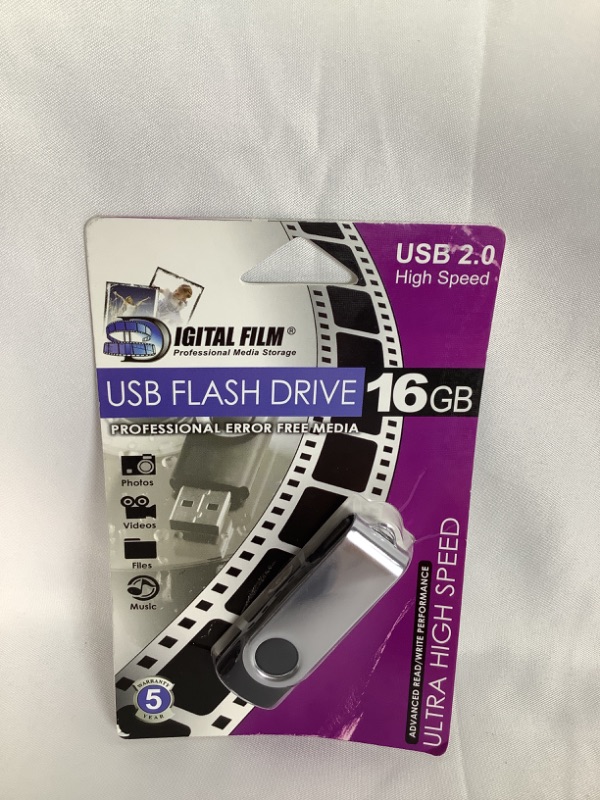 Photo 1 of 16GB USB FLASH DRIVE 2.0 HIGH SPEED NEW