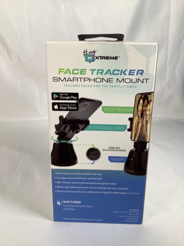 Photo 2 of FACE TRACKER SMARTPHONE MOUNT FOLLOWS FACES FOR THE PERFECT VIDEO VERTICAL AND HORIZONTAL VIEWING NEW