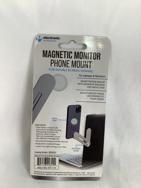 Photo 2 of MAGNETIC MONITOR PHONE MOUNT FOR DOUBLE SCREEN VIEWING EASILY ADJUST VIEWING ANGLE UNIVERSAL FOR ALL PHONES NEW