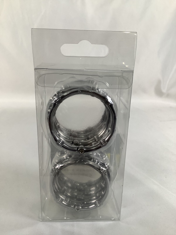 Photo 2 of 12 CHROME SHOWER RINGS RUST PROOF NEW