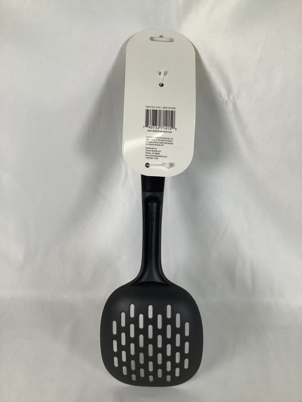 Photo 2 of BLACK AND GRAY  KITCHEN SKIMMER WITH EASY GRIP HANDLE IDEAL FOR NON STICK SURFACES HEAT RESISTANT UP TO 410 TOP RACK  DISHWASHER SAFE NEW