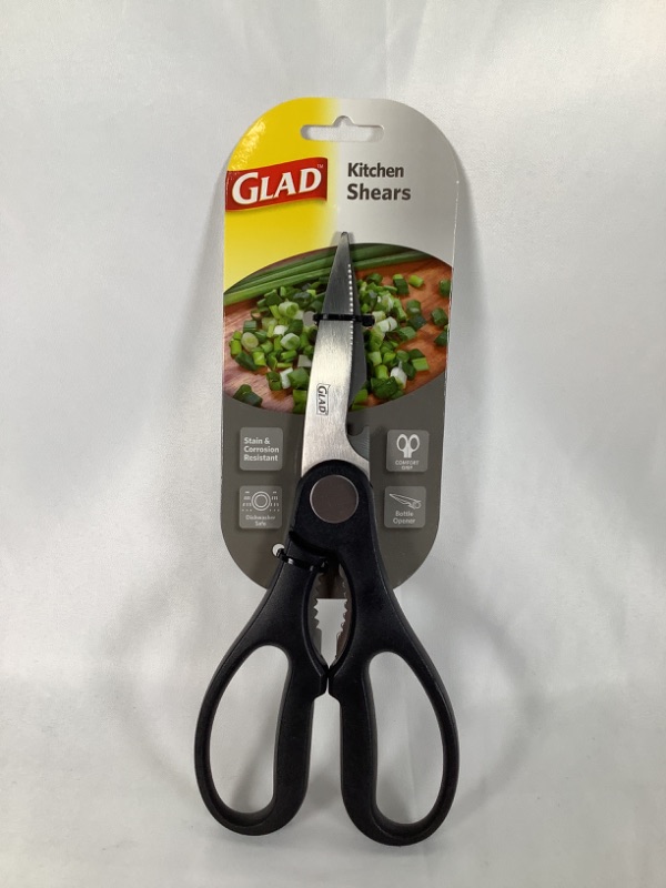 Photo 1 of BLACK  KICTHEN SHEARS COMFORT GRIP  STAIN AND CORROSION RESISTANT DISHWASHER SAFE BOTTLE OPENER NEW