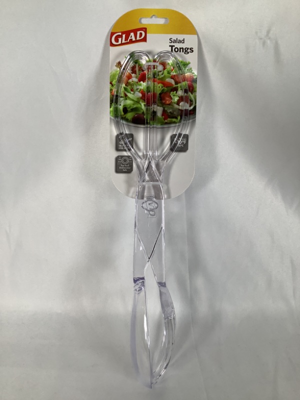 Photo 1 of CLEAR SALAD TONGS IDEAL FOR NON STICK SURFACES TOP RACK DISHWASHER SAFE HEAT RESISTANT 410 NEW