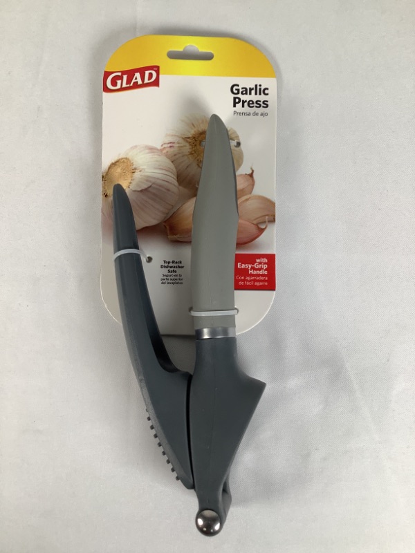 Photo 1 of GRAY GARLIC PRESS WITH EASY GRIP HANDLE TOP RACK DISHWASHER SAFE NEW