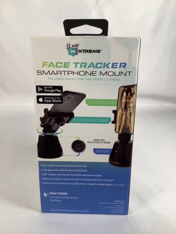 Photo 2 of  FACE TRACKER SMARTPHONE MOUNT  360 ROTATION EXTENDABLE GRIP ARMS NEW