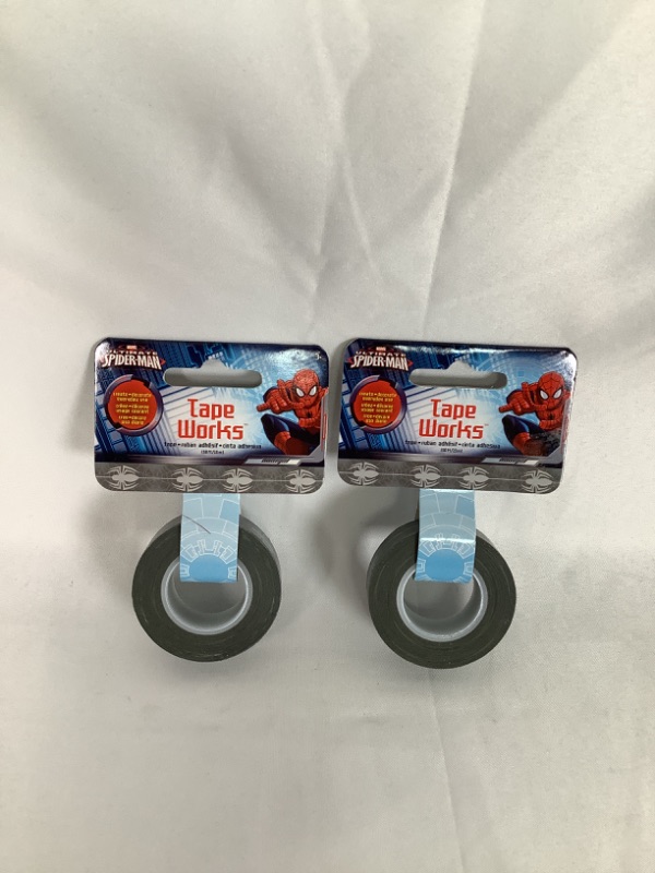 Photo 1 of 2 PACK SPIDERMAN DECORATIVE TAPE NEW