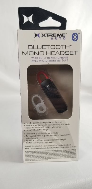 Photo 2 of BLUETOOTH MONO HEADSEAT WITH BUILT IN MICROPHONE TALK HANDS FREE UP TO 33 FEET NEW