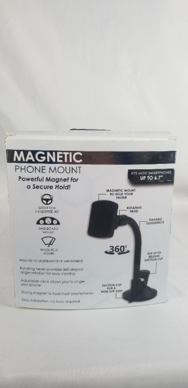 Photo 2 of MAGNETIC PHONE MOUNT GOOSENECK ARM CAR MOUNT FOR YOUR DASH OR  WINDSHEILD NEW