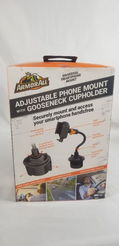 Photo 2 of ADJUSTABLE PHONE MOUNT  WITH GOOSENECK CUPHOLDER FITS CUPHOLDERS IN MOST CARS TRUCKS RVS AND BOATS NEW 