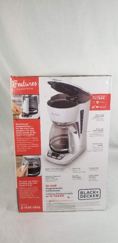 Photo 2 of 12 CUP PROGRAMMABLE COFFEEMAKER DIGITAL CONTROLS WASHABLE BREW BASKET NEW