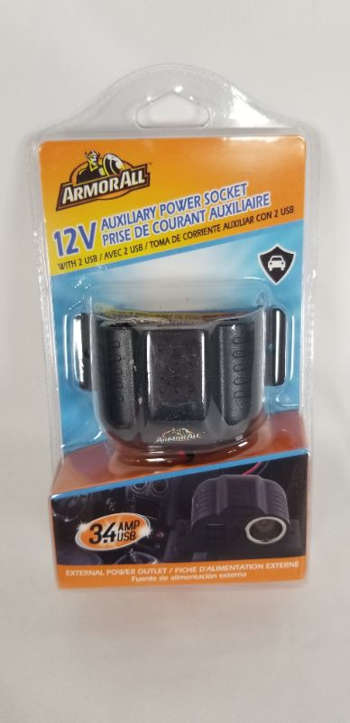 Photo 1 of 12 V AUXILIARY POWER SOCKET WITH 2 USB EXTERNAL POWER OUTLET NEW