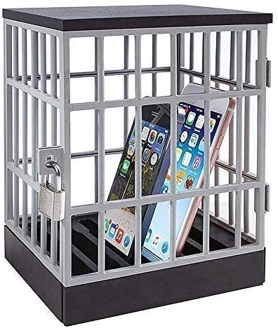 Photo 1 of PLASTIC PHONE JAIL HOLDS UP TO 6 PHONES SIZE 15x13x19 CM NEW 