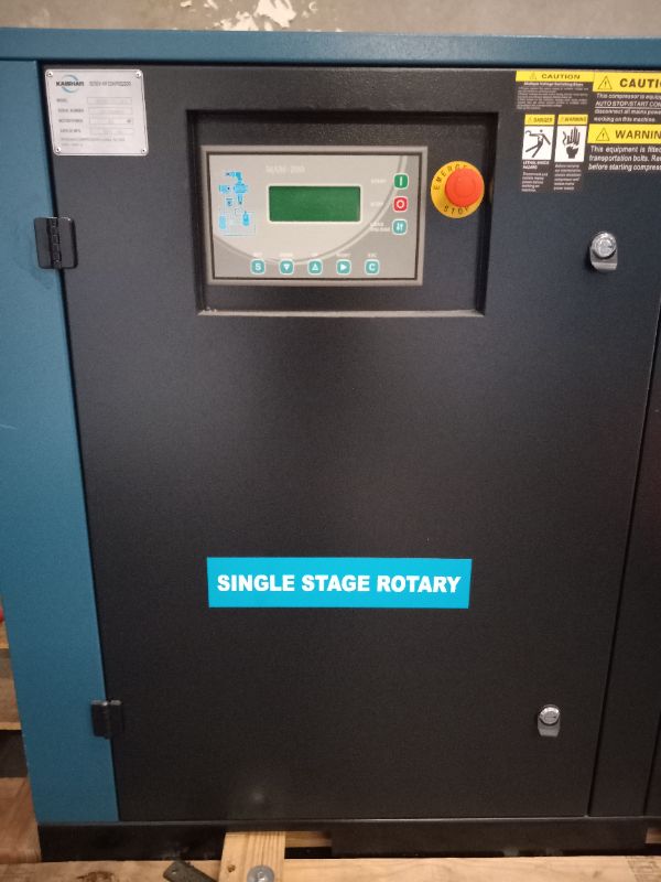 Photo 1 of ALIGN CUSTOM HEAVY DUTY MECHANICAL TURNTABLE 16,000LB MAX CAP. MODEL B22-0035 120” DIA. W CONTROL PANEL & KAISHAN SCREW AIR COMPRESSOR MODEL KRSD -25-115