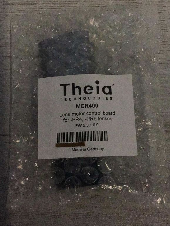 Photo 1 of NEW THEIA TECHNOLOGIES MCR400 LENS MOTOR CONTROL BOARD FOR PR4 & PR6 LENSES