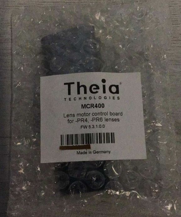 Photo 1 of NEW THEIA TECHNOLOGIES MCR400
LENS MOTOR CONTROL BOARD FOR PR4 & PR6 LENSES