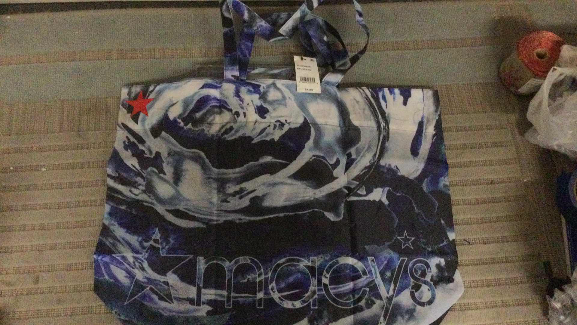 Photo 1 of MACYS OCEAN CYCLE REUSABLE BAGS QTY 5