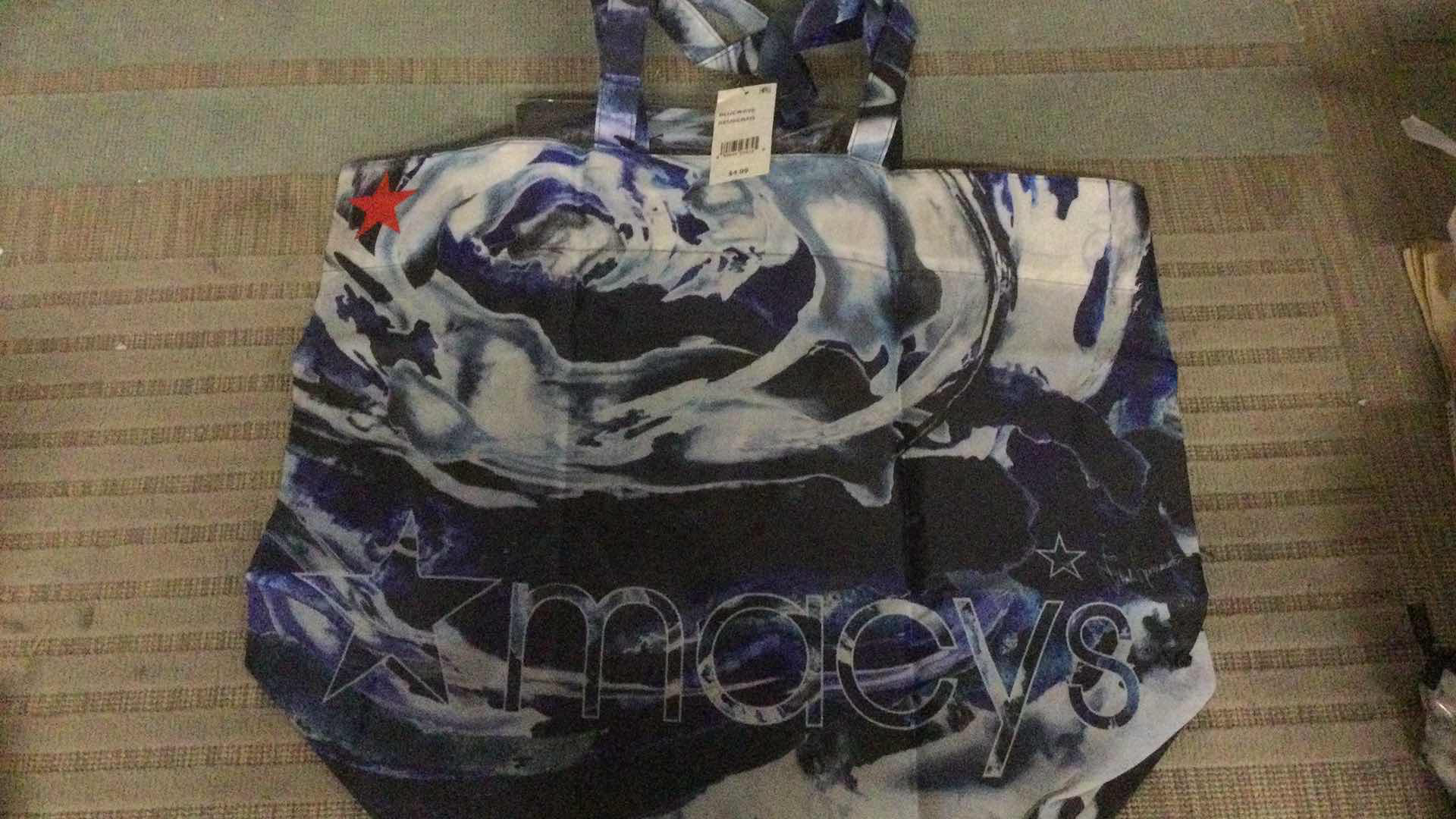 Photo 1 of NEW MACYS OCEAN CYCLE REUSABLE BAGS QTY 5