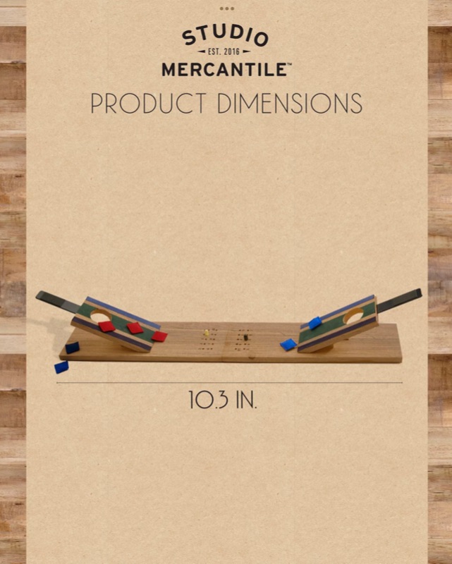 Photo 6 of NEW STUDIO MERCANTILE TABLETOP CORNHOLE GAME