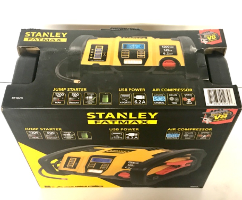 Photo 4 of STANLEY FATMAX JUMP STARTER/ USB POWER/ AIR COMPRESSOR