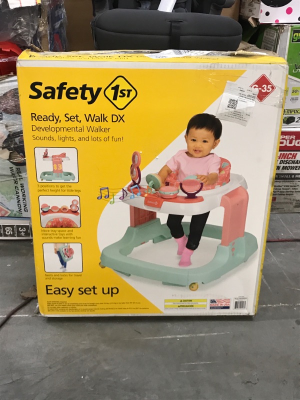 Photo 1 of SAFETY 1st READY, SET, WALK DX DEVELOPMENTAL WALKER CORAL GEO