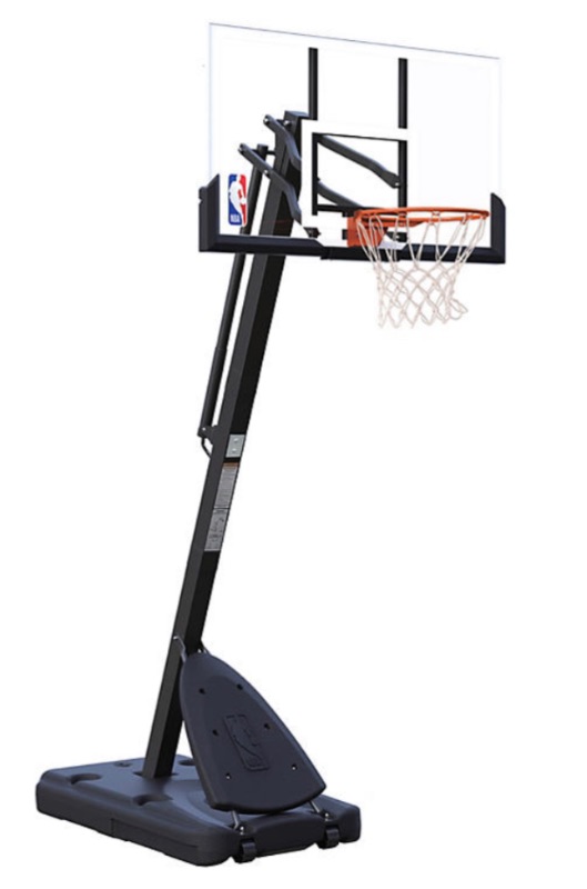 Photo 1 of OFFICIAL NBA 54” PORTABLE BASKETBALL HOOP WITH POLYCARBONATE BACKBOARD 
