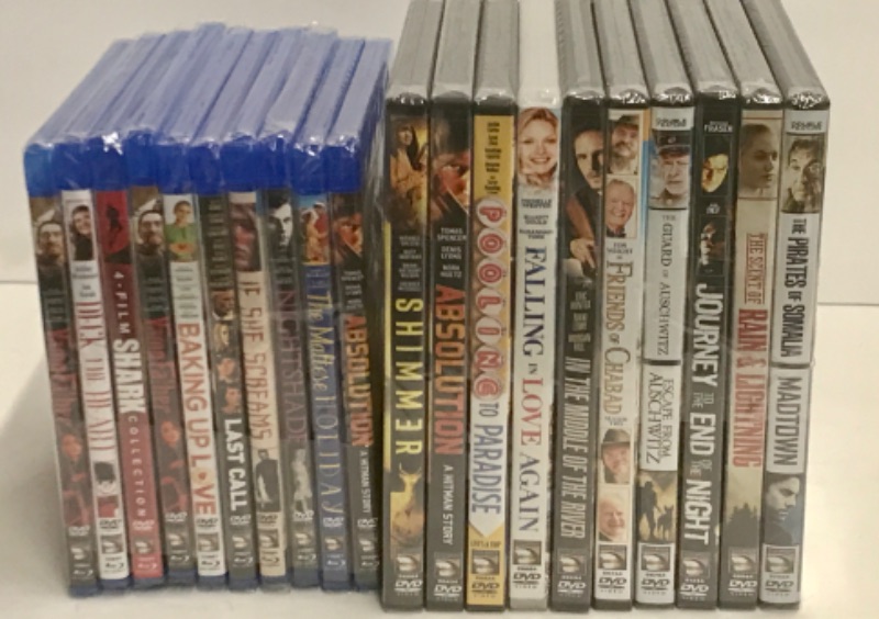 Photo 4 of 10 DVDS & 10 BLUE-RAY DVDS FACTORY SEALED