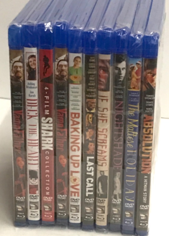 Photo 3 of 10 DVDS & 10 BLUE-RAY DVDS FACTORY SEALED