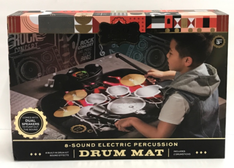 Photo 1 of F.A.O. SCHWARZ 8-SOUND ELECTRIC PERCUSSION DRUM MAT. AGES 3+