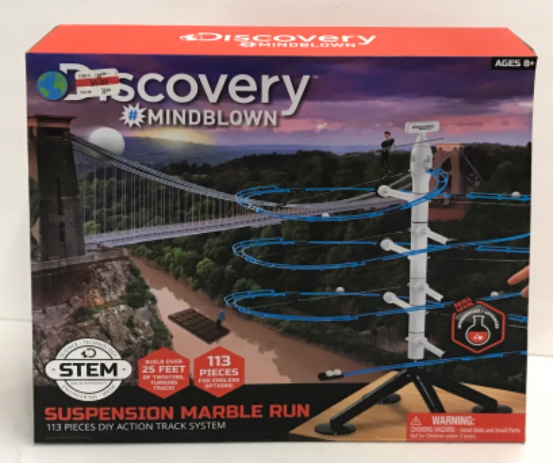DISCOVERY SUSPENSION MARBLE RUN AGES 8+