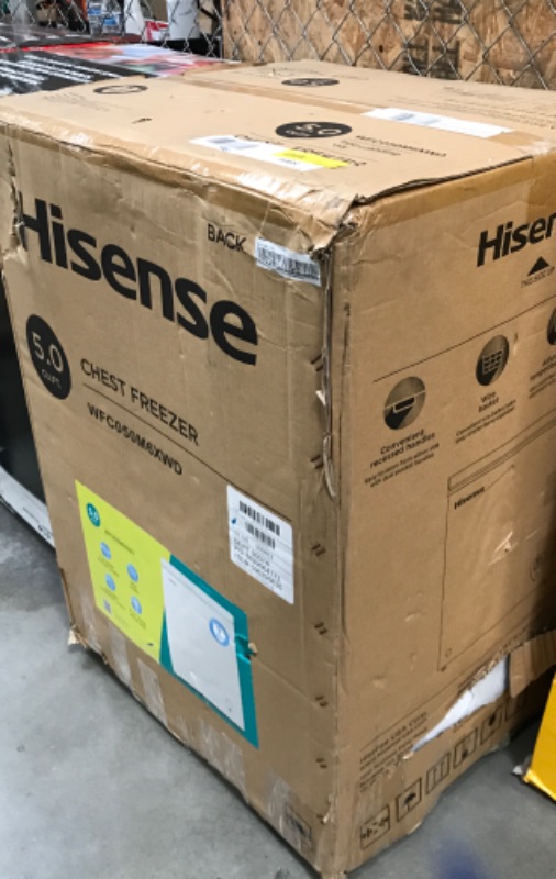 Photo 6 of NEW HISENSE 5.0 CU.FT CHEST FREEZER 24.5” x 22”x 33.5”