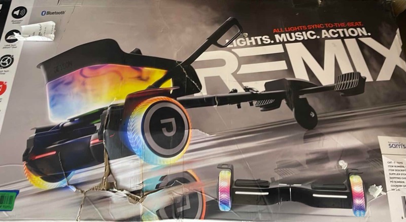 Photo 3 of JETSON REMIX LIGHT-UP HOVERBOARD AND GO KART COMBO AGES 12+