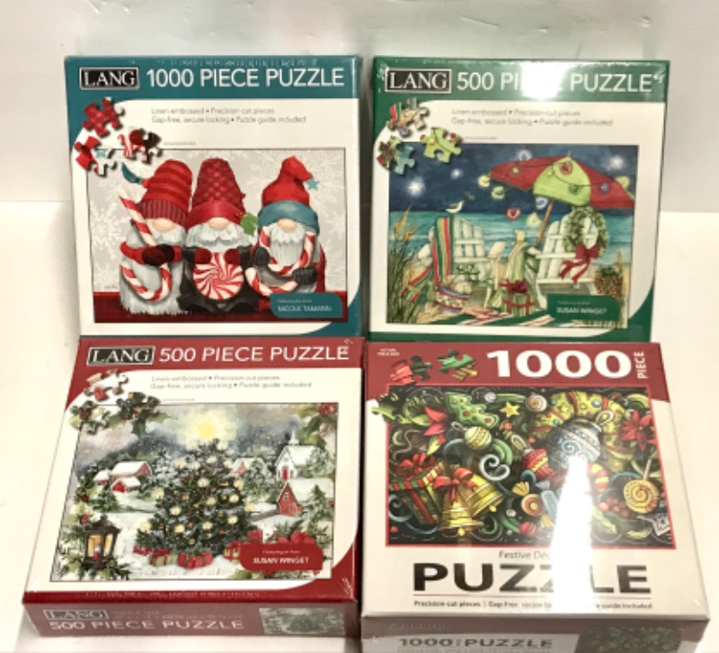 Photo 1 of NEW COLORFUL LANG PUZZLES 500 to 1000 PIECES 