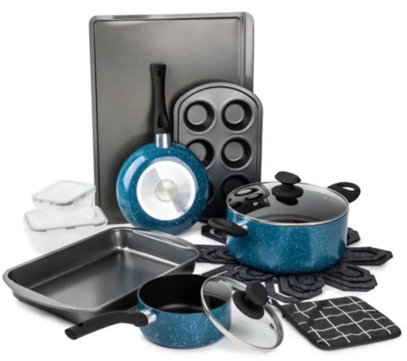 Photo 1 of NIB DK NONSTICK COOKWARE & BAKEWARE SET