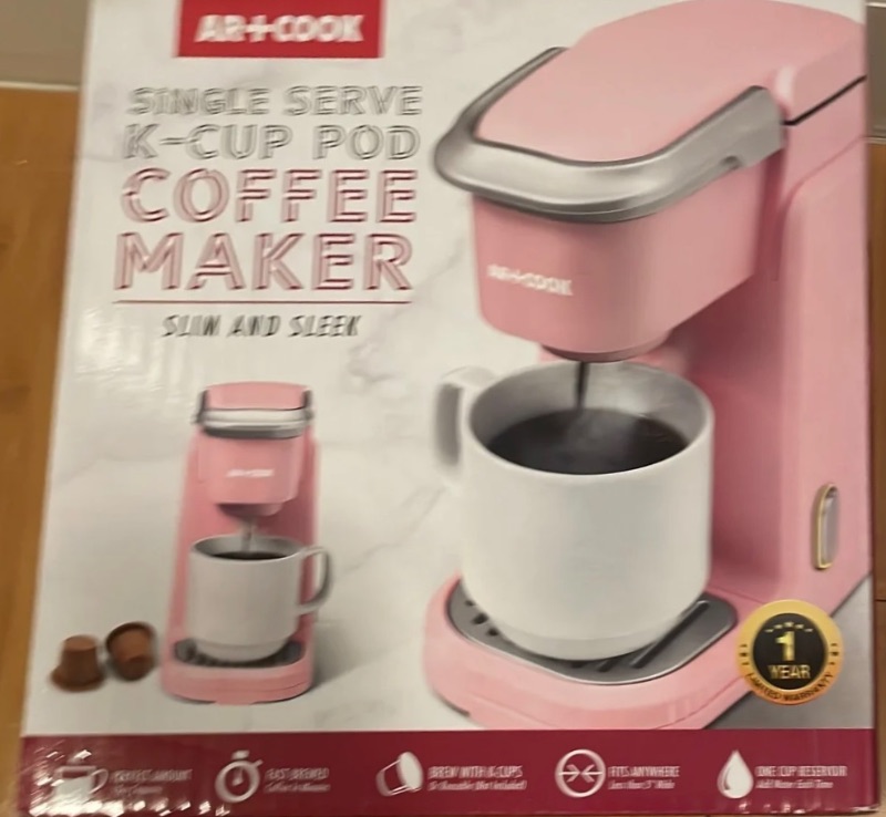 Photo 3 of AR+COOK SINGLE SERVE K-CUP POD COFFEE MAKER