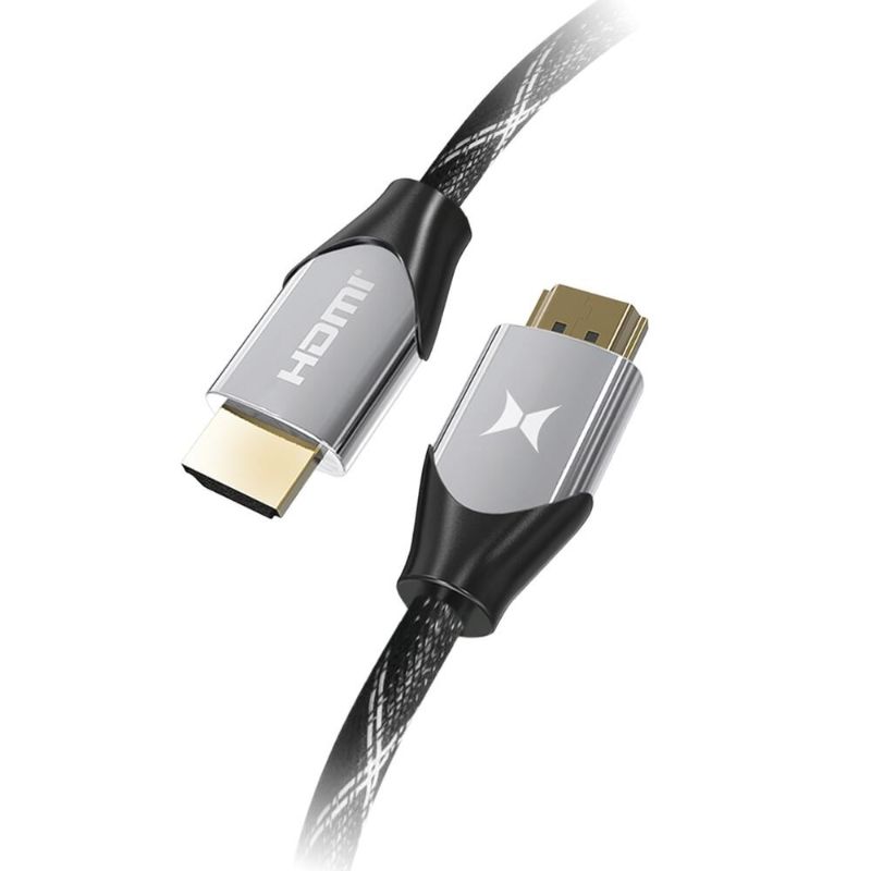Photo 2 of 6FT SILVER SERIES HDMI CABLE SUPPORTS UP TO 8K HD QUALITY FASTER GIGABYTE SPEEDS NEW 
