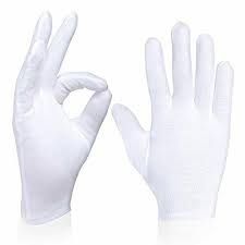 Photo 1 of ONE PAIR OF WHITE MOISTURE LOCKING GLOVES NEW