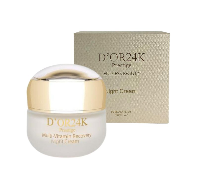 Photo 1 of MULTI VITAMIN RECOVERY NIGHT CREAM TARGETS SKIN TO LOOK FEEL YOUNGER AND HEALTHIER USING JOJOBA OIL TOCOPHEROLS 24 KARAT GOLD NEW IN BOX 