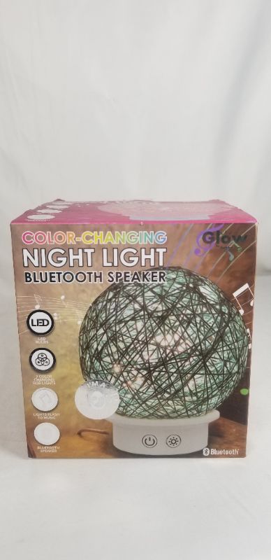 Photo 1 of COLOR CHANGING NIGHT LIGHT BLUETOOTH SPEAKER NEW