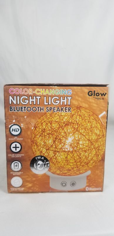 Photo 2 of COLOR CHANGING NIGHT LIGHT BLUETOOTH SPEAKER NEW