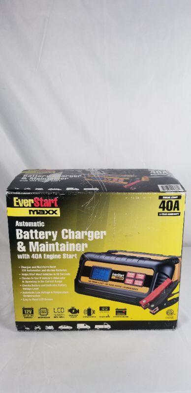 Photo 1 of AUTOMATIC BATTERY CHARGER AND MAINTAINER WITH 40A ENGINE START 12V