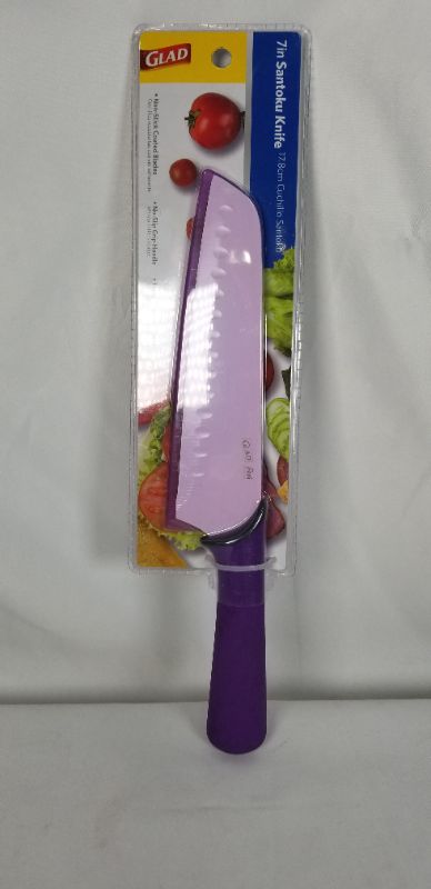 Photo 1 of 7 INCH SANTOKU KNIFE COLOR PURPLE NEW