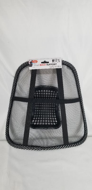 Photo 3 of BLACK MESH BACK SUPPORT NEW